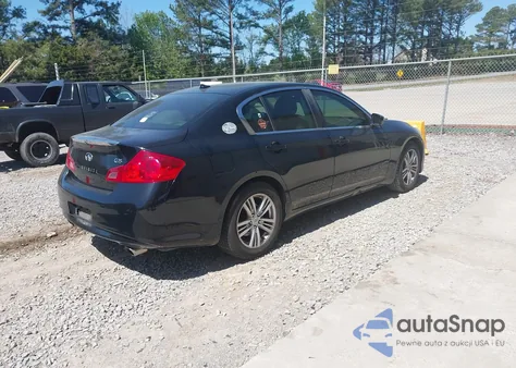 2011 Infiniti G25 Journey from USA, damaged, VIN JN1DV6AP3BM600978